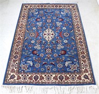 Contemporary Hand-Knotted Wool Rug, 6'2" x 4'2"