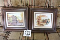 Pair of Matted & Framed Prints(R1)