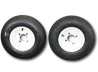 2-Pack Antego Trailer Tire on Rim 480-8 4.80-8