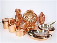 Copper cookware set & molds