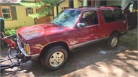 1991 GMC S15 Jimmy 4wd SUV truck