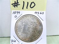 1899o Morgan – MS63 (Die Crack Reverse)