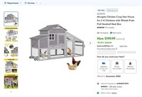 E7818  Morgete Chicken Coop for 2-4 Chickens