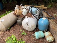 Assorted Propane & Miscellaneous Bottles