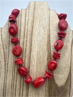 Chunky Coral Necklace