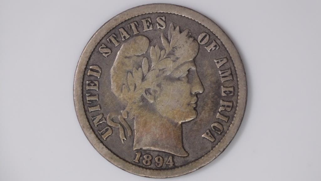 1894-O Liberty Head Barber Dime