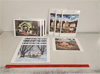 Folk Art Prints by Dana Mitteer all signed and