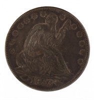 1855-O Seated Liberty Silver Half Dollar