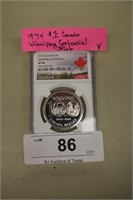 1974 $1 CANADA WINNIPEG CENTENNIAL SP66