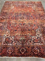 Heriz Hand Knotted Rug 8.5 x 11.2 ft