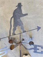 FIREMAN THEMED WEATHER VANE