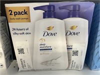 Dove body wash 2-30 fl oz