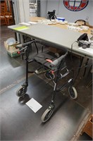 Nexus folding walker, 8" wheels