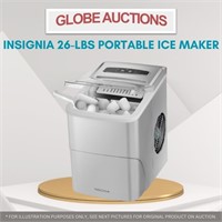INSIGNIA 26-LBS PORTABLE ICE MAKER (MSP:$199)