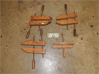 4ct Wooden Clamps