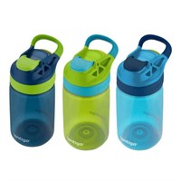 3-Pk Contigo Gizmo Kids Water Bottles, 414 mL (14