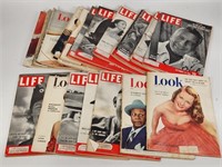 1950S LIFE & LOOKS MAGAZINES