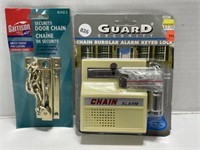 Chain Burglar Alarm Keyed Lock and Security Door