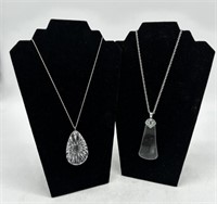 Crystal Necklace & Magnifier Necklace