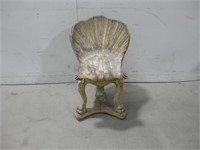 16"x 20"x 26" Vtg Shell Swivel Chair See Info