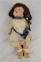 Vintage Composite Sleepy Eyed Jointed Doll