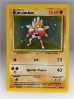 1999 Pokemon Hitmonchan Holo #7 Scratches