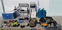 Large Lot of Camping Gear & Ice Chests