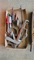 Box of assorted tools