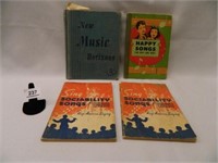 Song/Music Books; 1950's & 1960; (4);