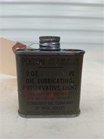 Small standard oil company oil can