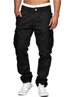 JMIERR Cargo Pants for Men Casual Cotton Relaxed F
