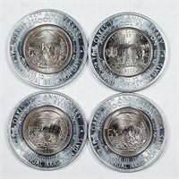 4  Oakes, ND 125th Anniversary  Good Luck Quarters