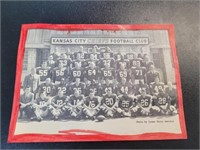 Vintage Kansas City Chiefs football club photo