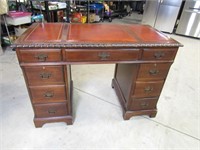 Vintage Styled Cherry Wood Toned Study Desk