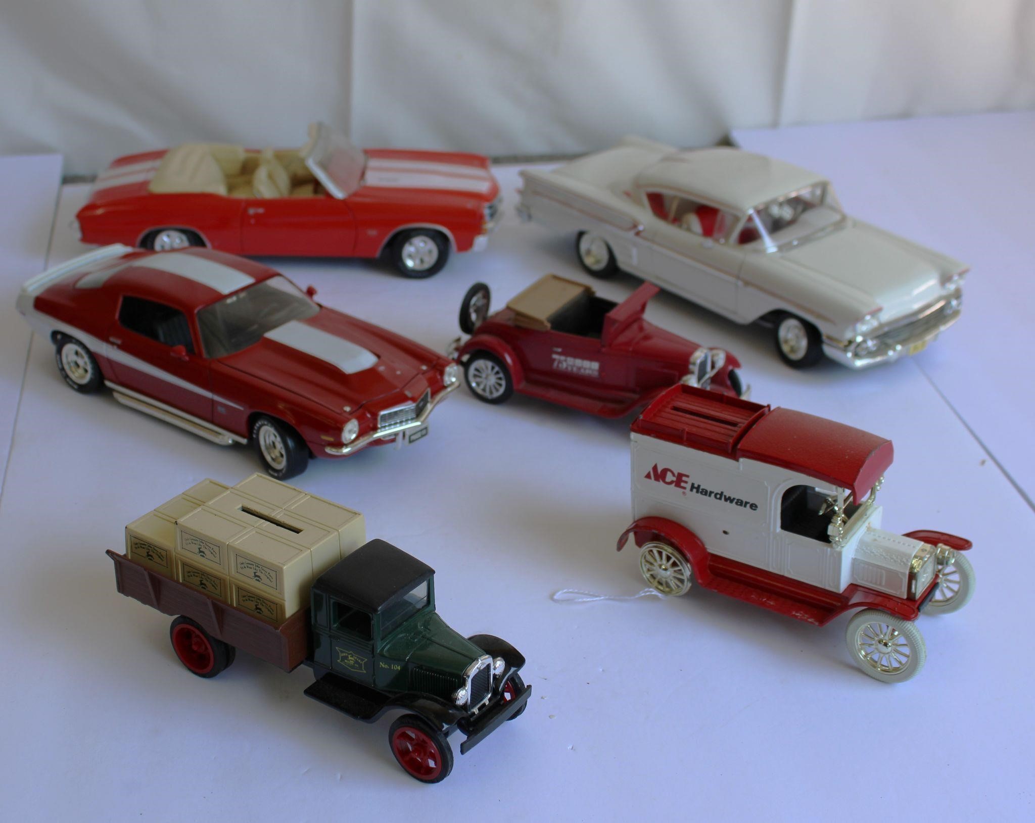 Die Cast Cars & Banks