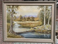 Original L.P Smit ‘88 framed painting - 890 x 690