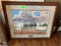 ORIGINAL WATERCOLOR/ PAPER DONALD MITCHELL LISTED