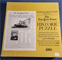 New York Sealed 500 pc Historical Puzzle