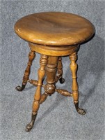 Antique Piano Stool