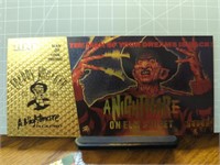 24k gold-plated banknote Nightmare on elm Street