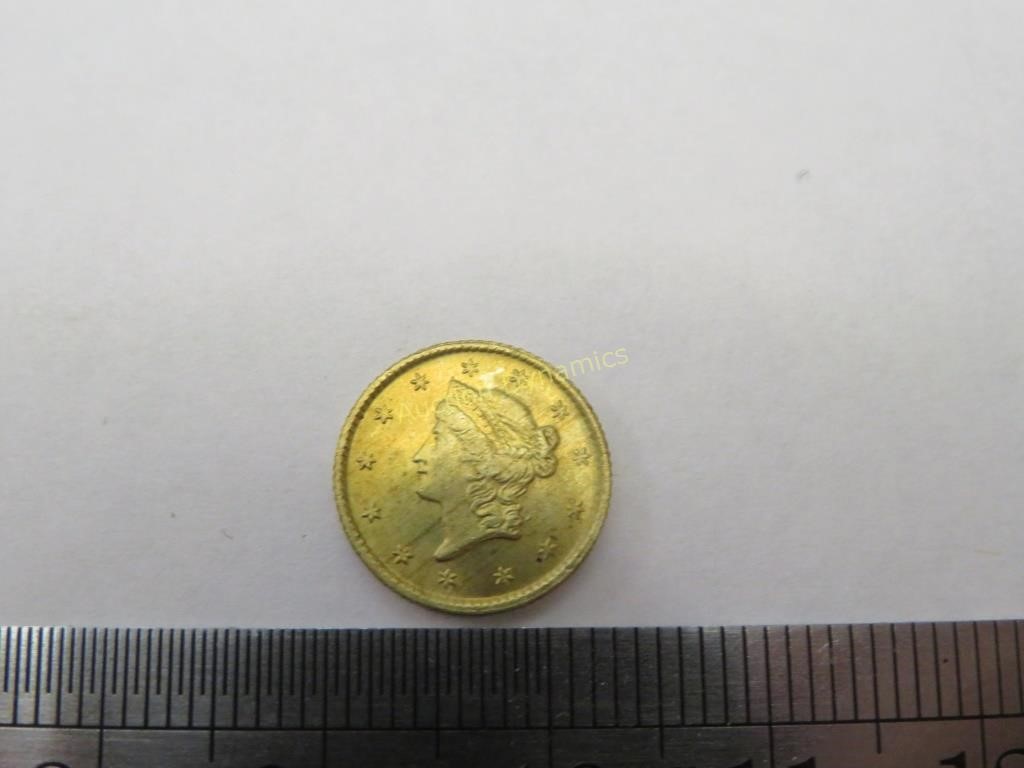 1853 Liberty $1 Gold Piece