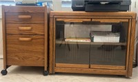 D - LOT OF 2 HOME OFFICE CABINETS (K10)
