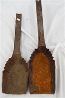 Vintage Wood Ash Shovels