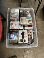 TOTE OF DVDs