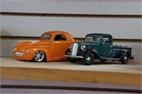 DIE-CAST CAR AND TRUCK