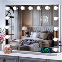 Hollywood Vanity Mirror with Lights, 15 Bulbs 23 x