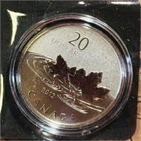 2012 RCM Canada $20 Fine Silver Coin