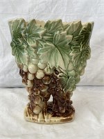 Vintage McCoy Two-Tone Grape Vase