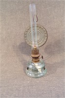 Vintage Kosmos Brenner Glass Wall Sconce Oil Lamp