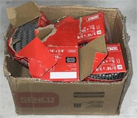 Box of SENCO 3/16in x 3/8in 22G Galvanized Staples